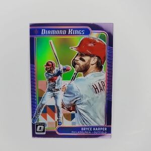 Bryce Harper ~ 2021 Donruss Optic ~ Diamond Kings